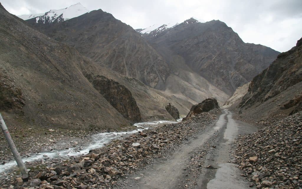 The high road at Khunjerab Pass.