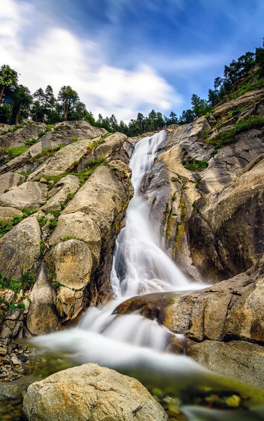 A waterfall in Kumrat Valley.