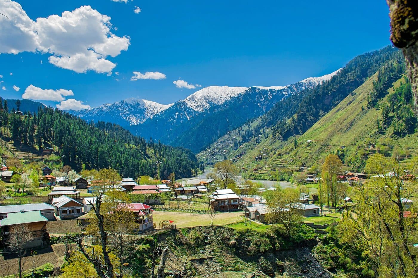 The view from Sharda in Neelum Valley.