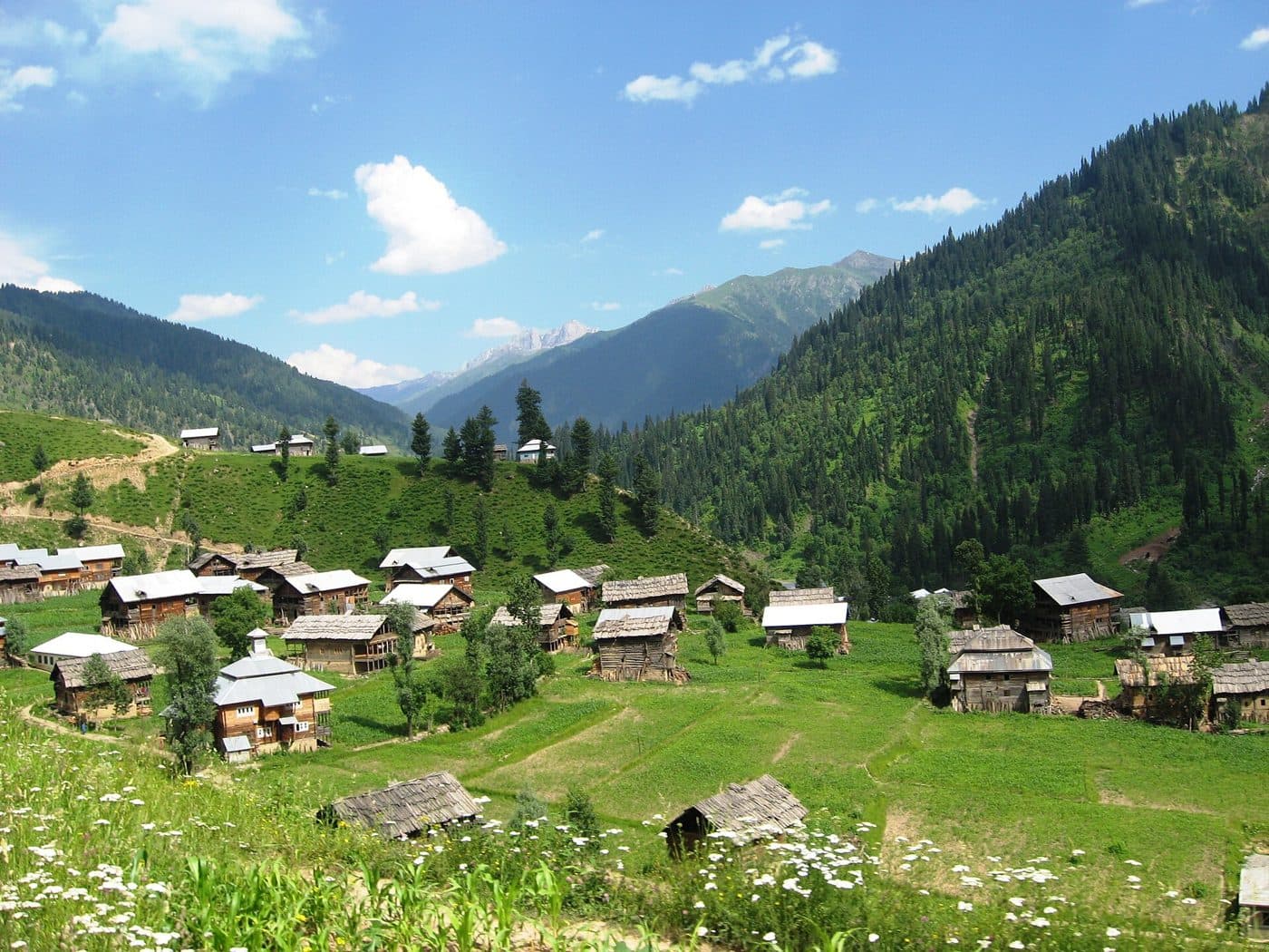 Taobat, toward the head of Neelum Valley.