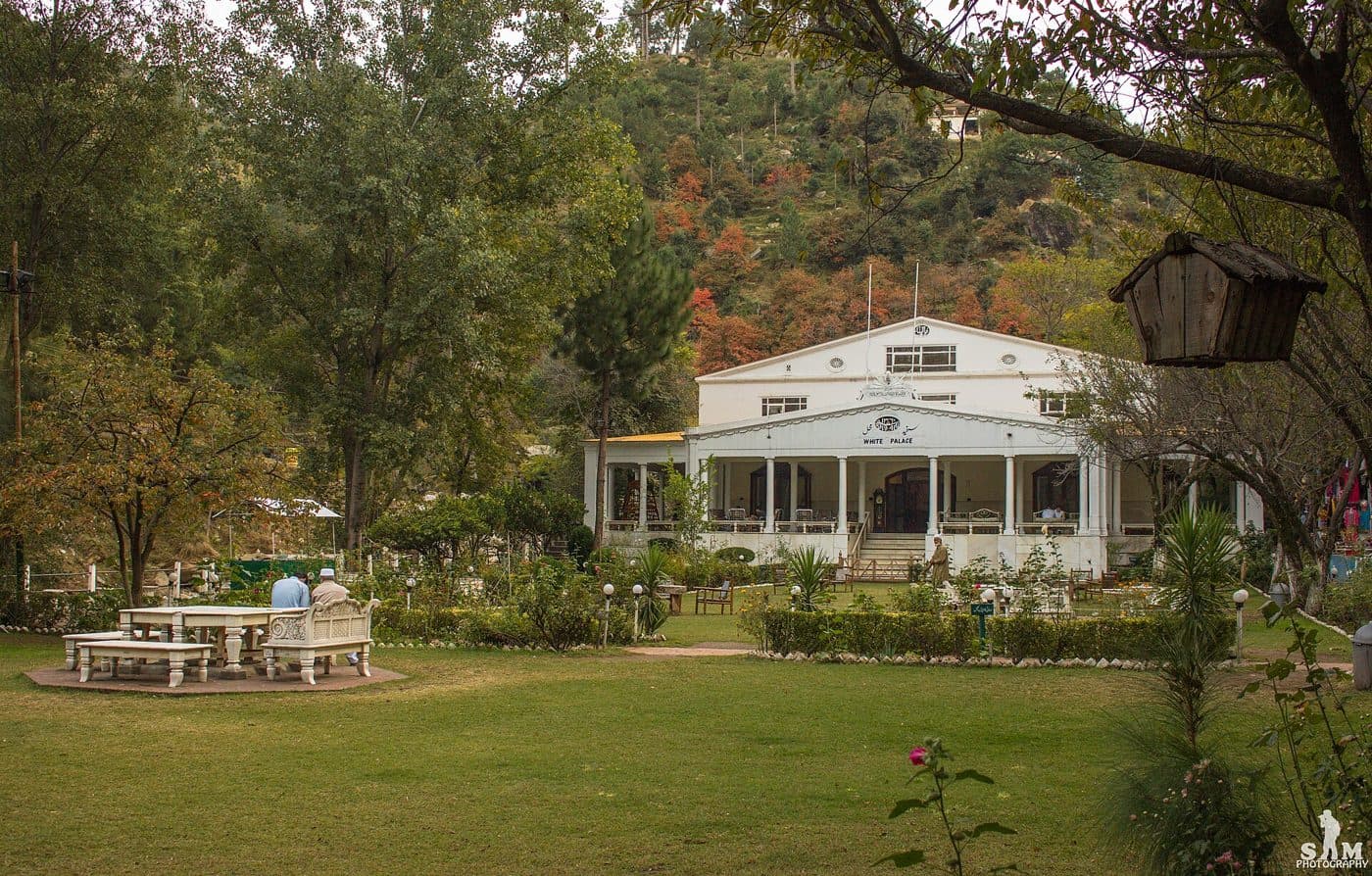 The White Palace at Marghazar in Swat.